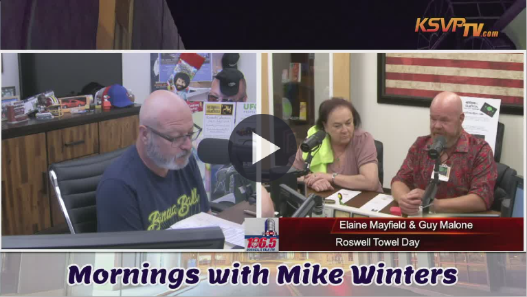 Morn-with-Mike-Winters1 mornings with mike winters talks about Roswell Towel day